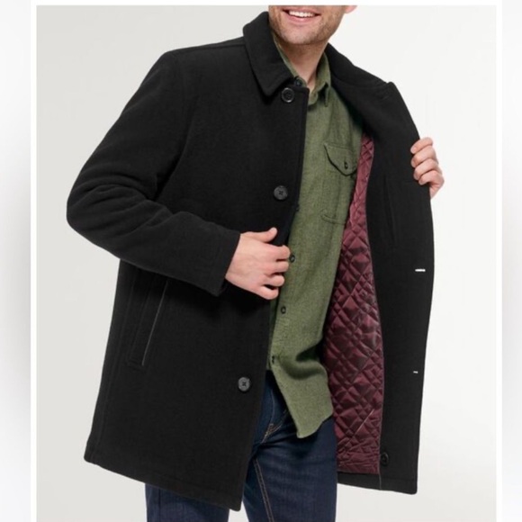 Cole Haan Other - Cole Haan Signature Black Wool Blend Coat